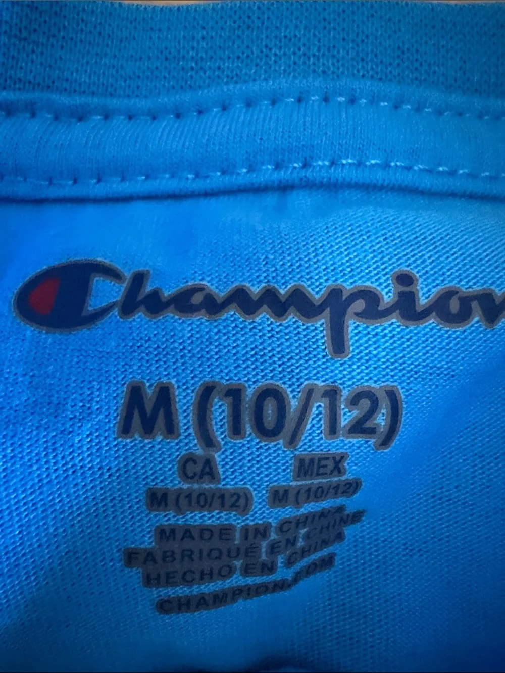 Champion Kids Short Sleeve Logo Tees - Blue, Navy, Green, Yellow, White